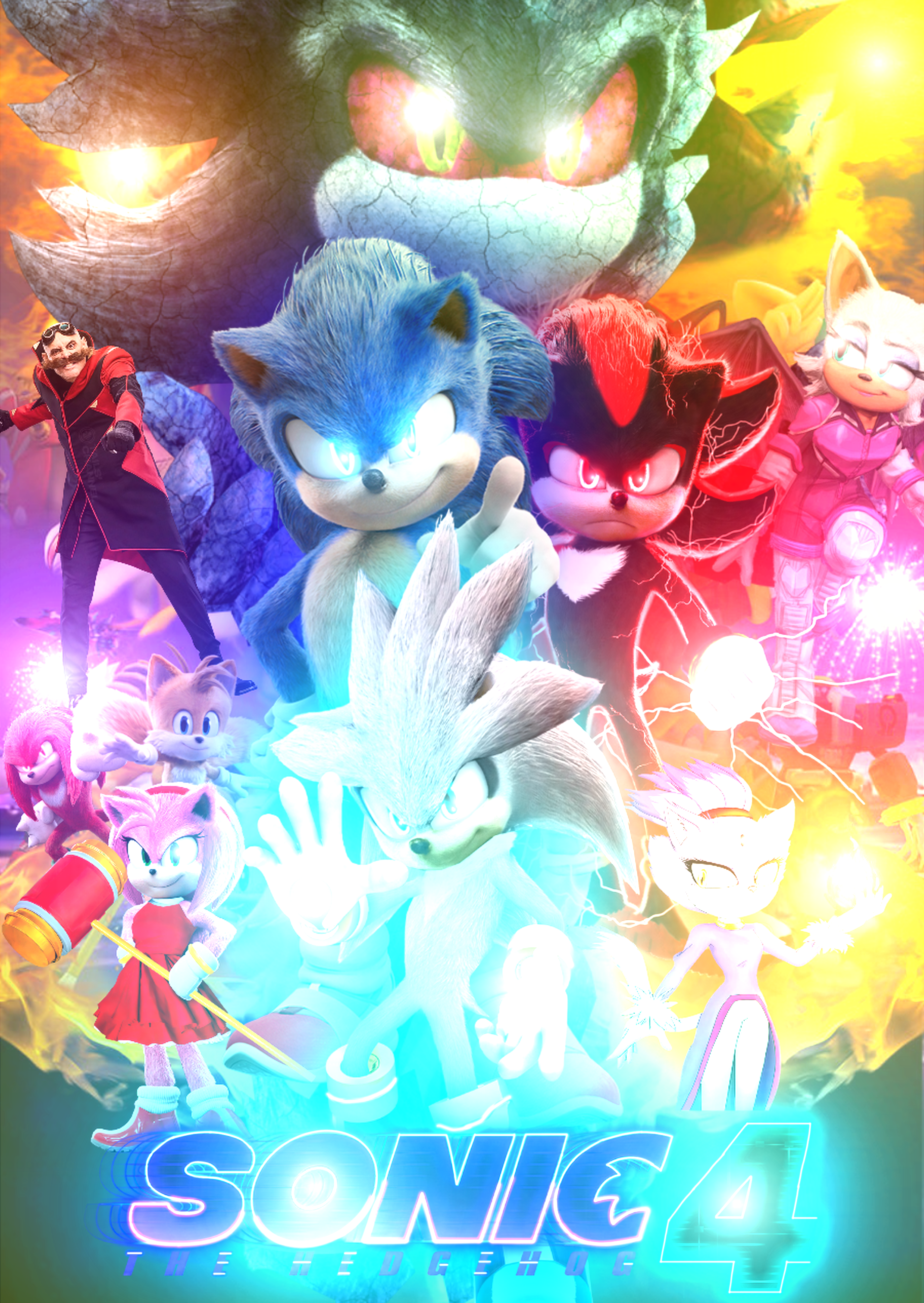 Sonic The Hedgehog 4 Poster by Dinoslayer730 on DeviantArt