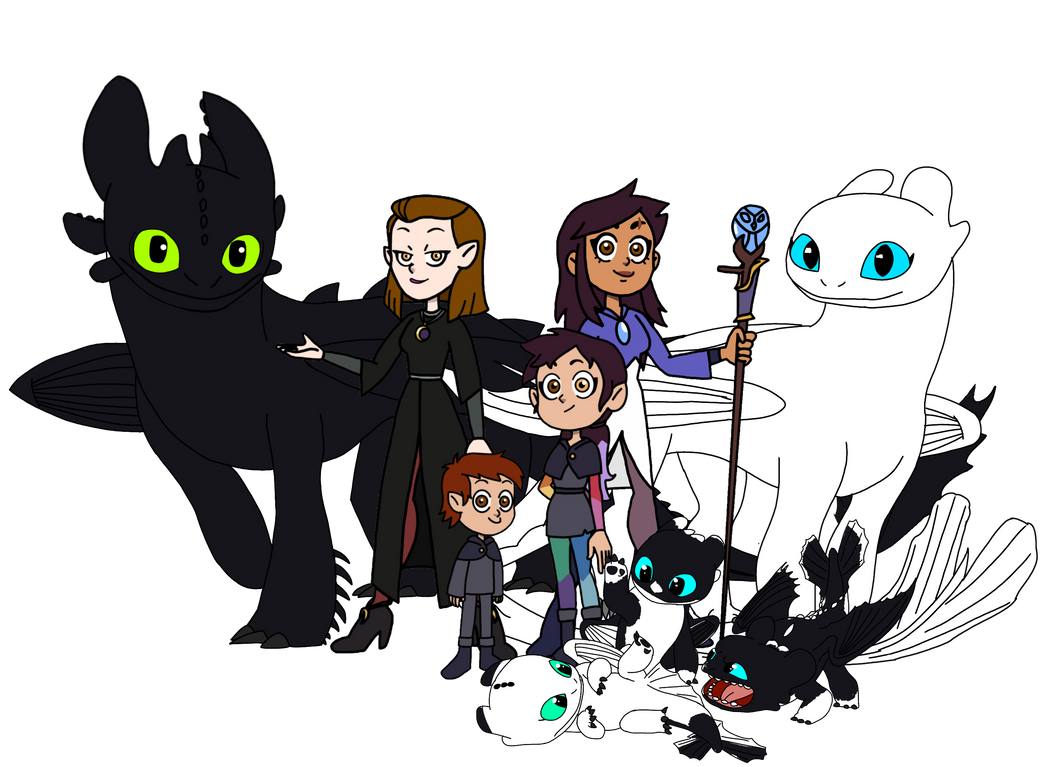 One whole happy family (TOH X HTTYD) by gcjdfkjbrfguithgiuht on DeviantArt