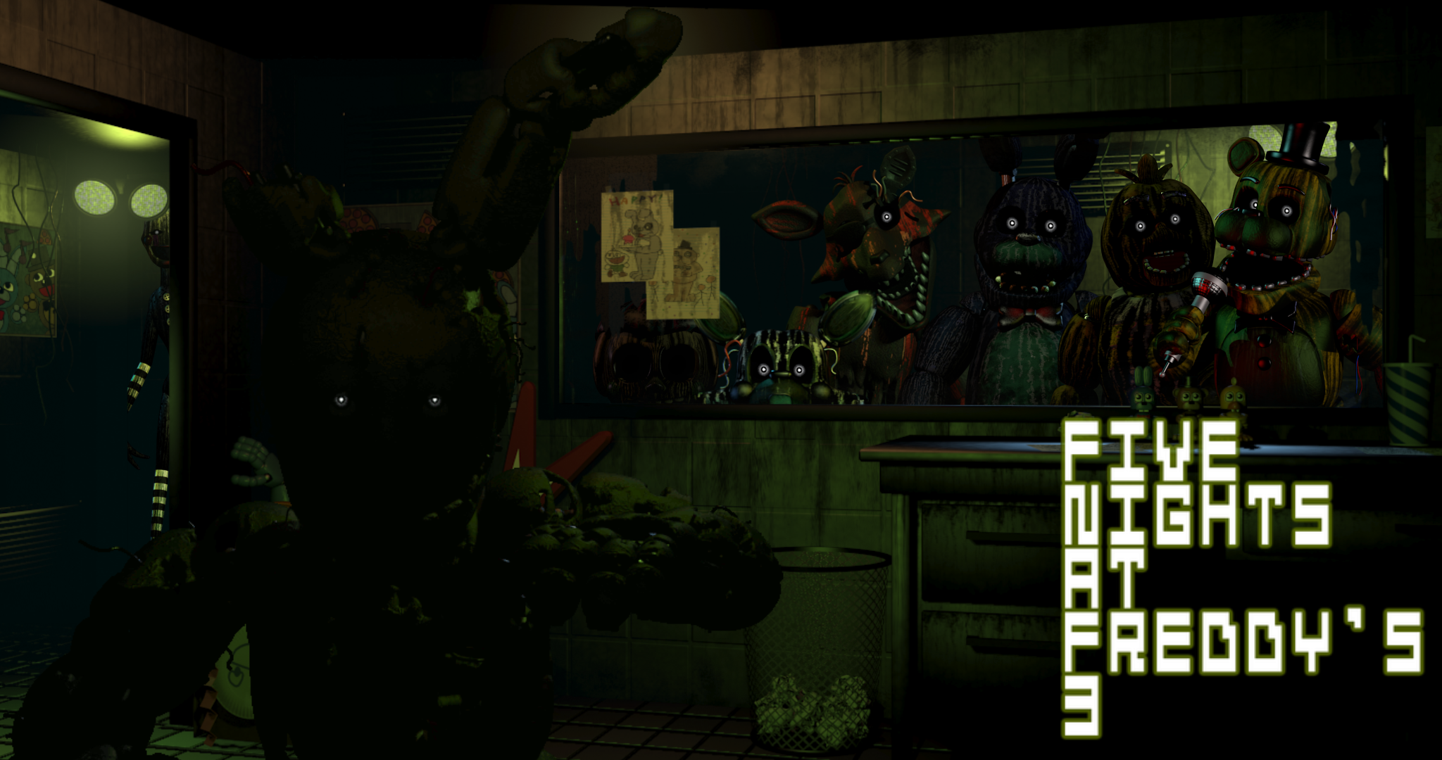 Five Nights at Freddy's 3 Desktop Background by nightmarefoxypirate0 on  DeviantArt