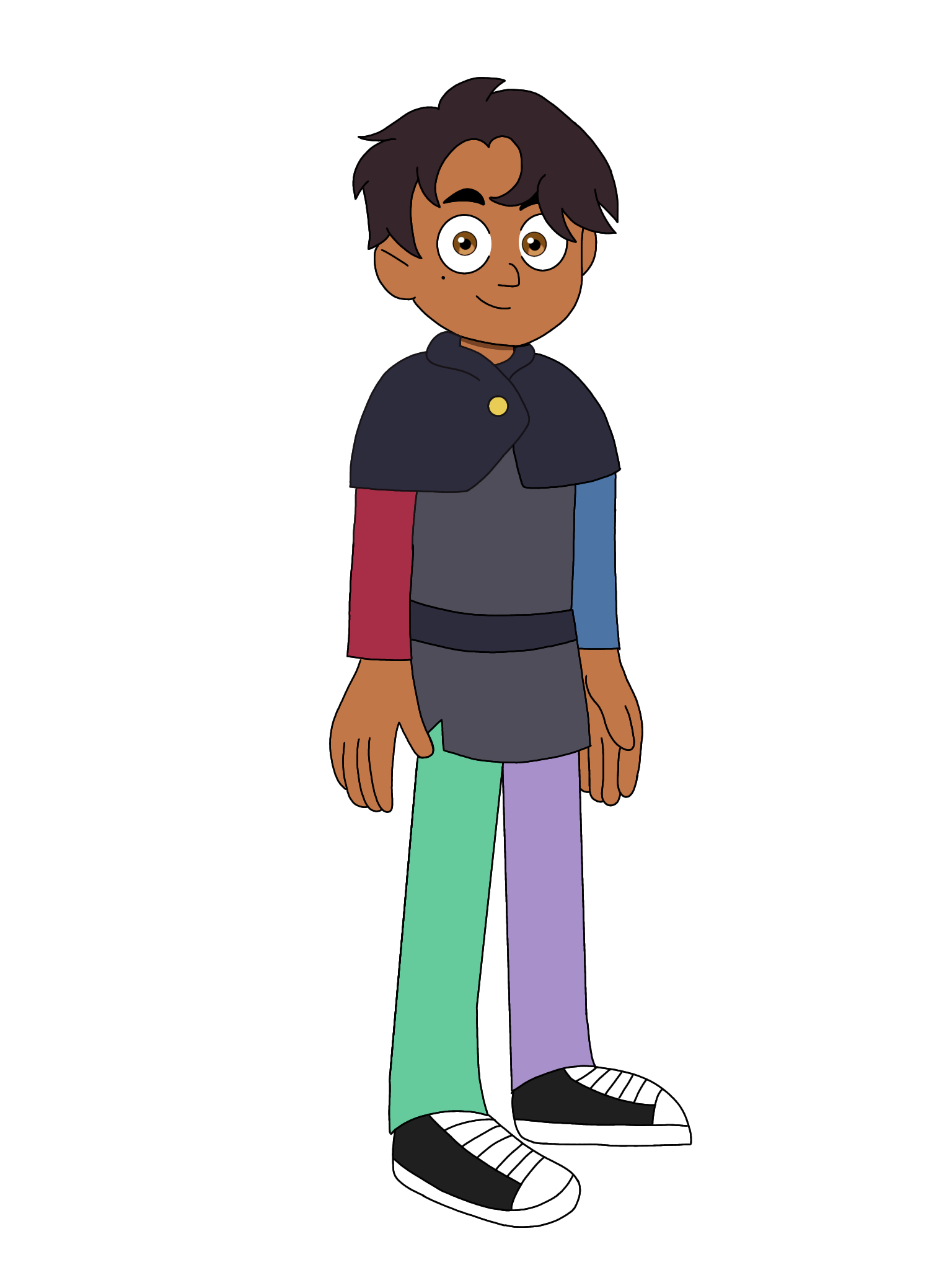 Hexside The Owl House OC - Lucio Noceda in Hexside Uniform by ...