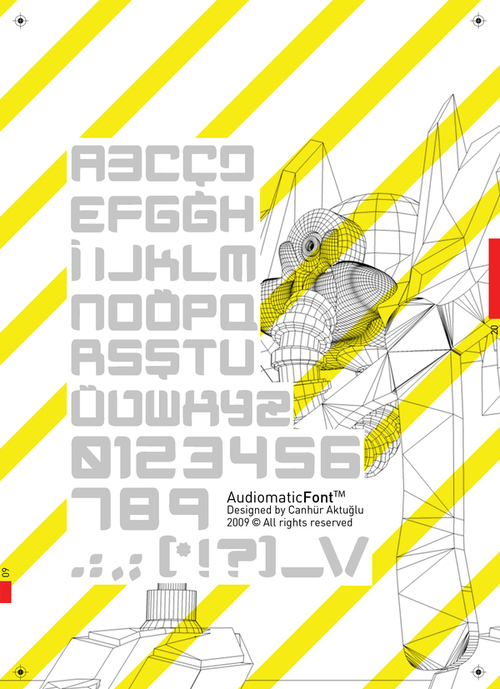 audiomatic font