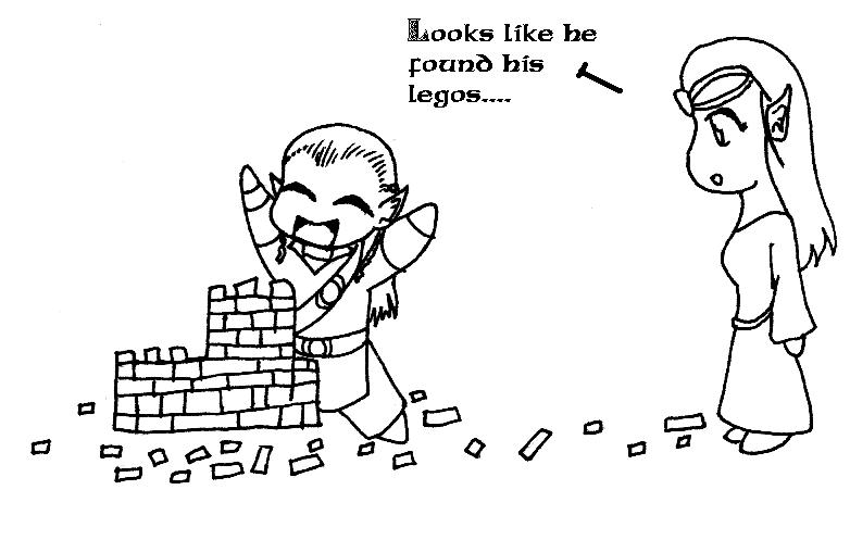 Legolas and his Legos