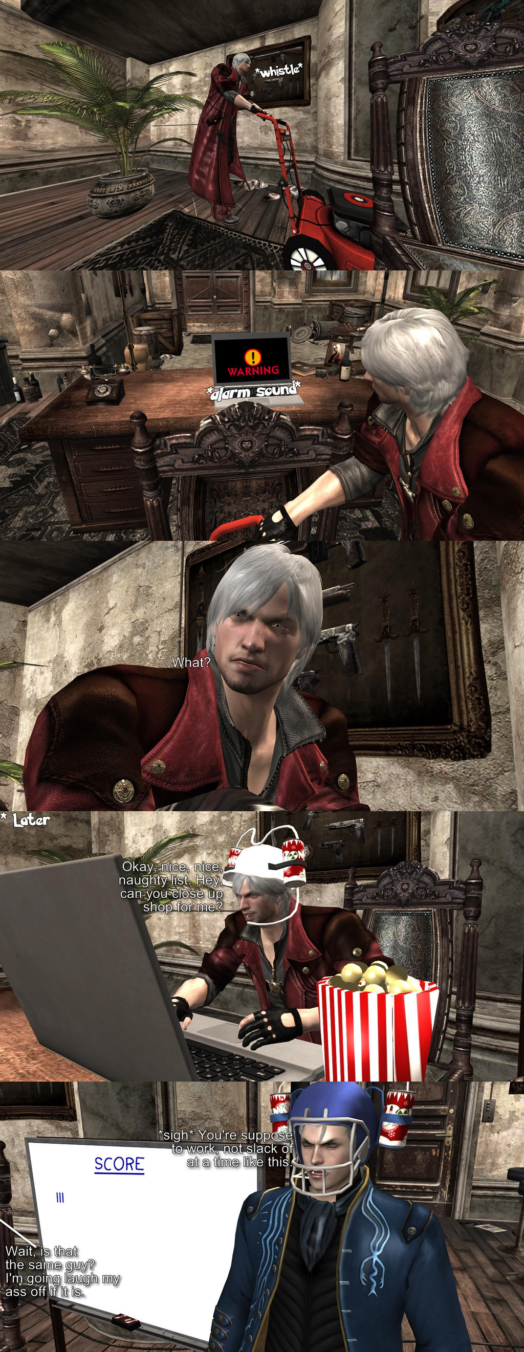 Don't know how it sounds, but my question is, do Dante or Vergil