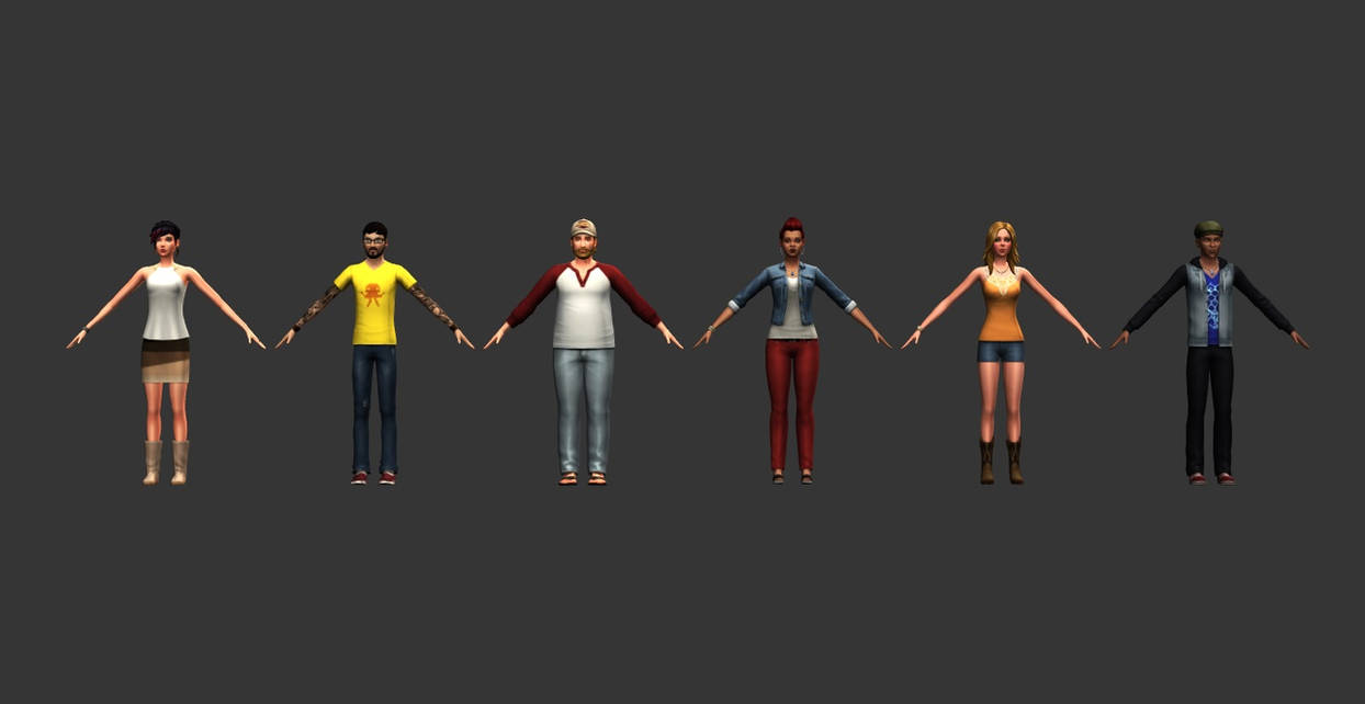 Sims 4 Base characters by MichaelJordy on DeviantArt