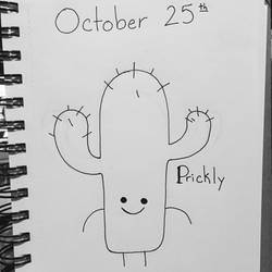 Inktober Day 25 - Prickly