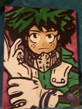 Izuku Deku Midoriya Painting