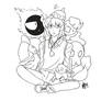 PKMN Trainer: Ryou -lineart-