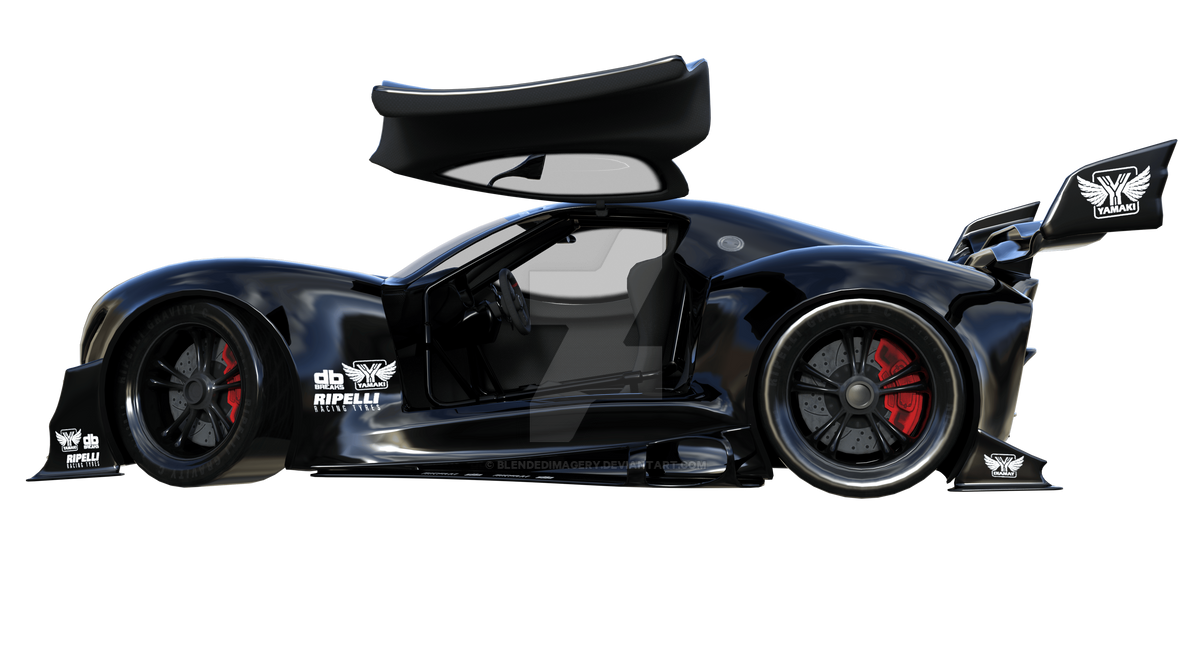 Yamaki GTX-R Glossy Black Setup by BlendedImagery on DeviantArt