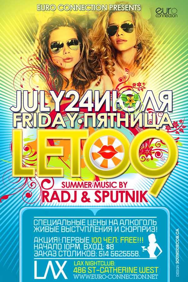 flyer for LETO9