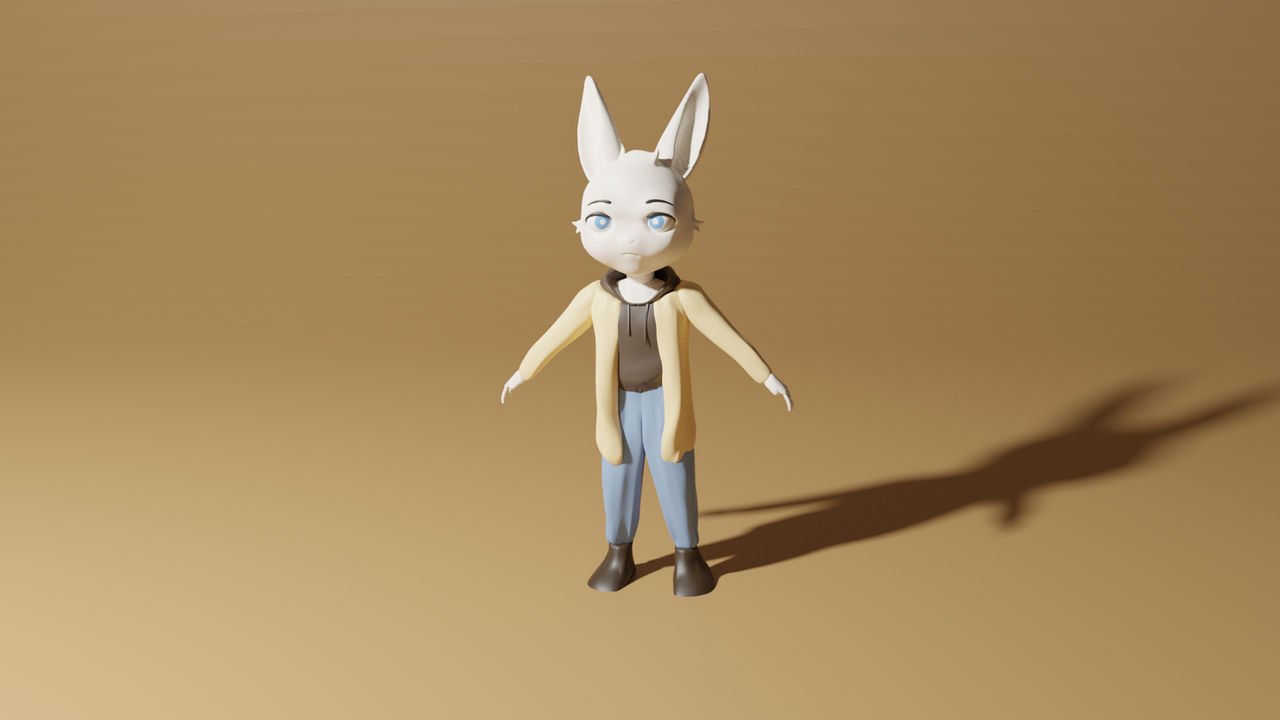 Rabbit (model) by Swhoup on DeviantArt