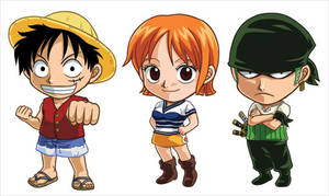 One Piece Set: Luffy, Nami, Zoro