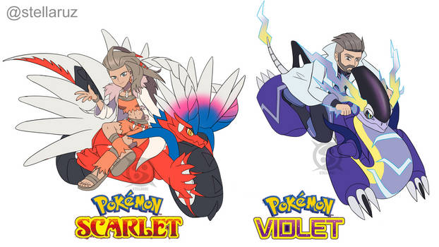 Pokemon purple and scarlet Koraidon and Miraidon