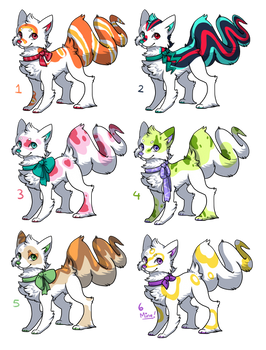 Viper Foxes - adopts - 3 left