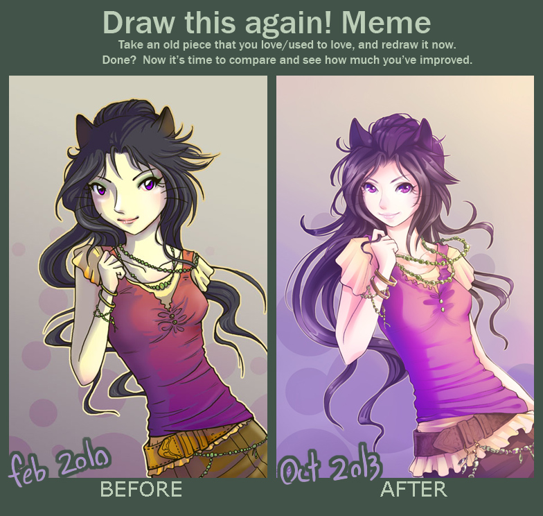 Before And After Meme By Ladymeow On Deviantart Before And After Meme By Ladymeow On Deviantart