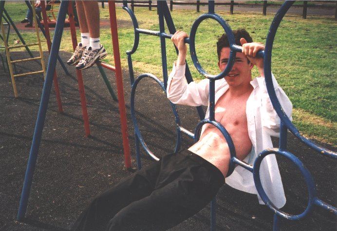 Stuck In A Climbing Frame