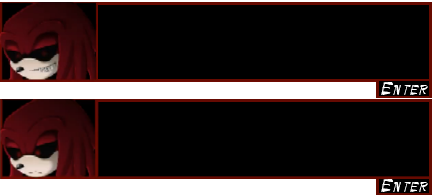 Knuckles Text Box Demonized Knuckles dialog boxes (FN) by JustMrArtyom on DeviantArt
