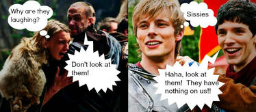 When Merlin and Arthur met Merlin and Arthur!!