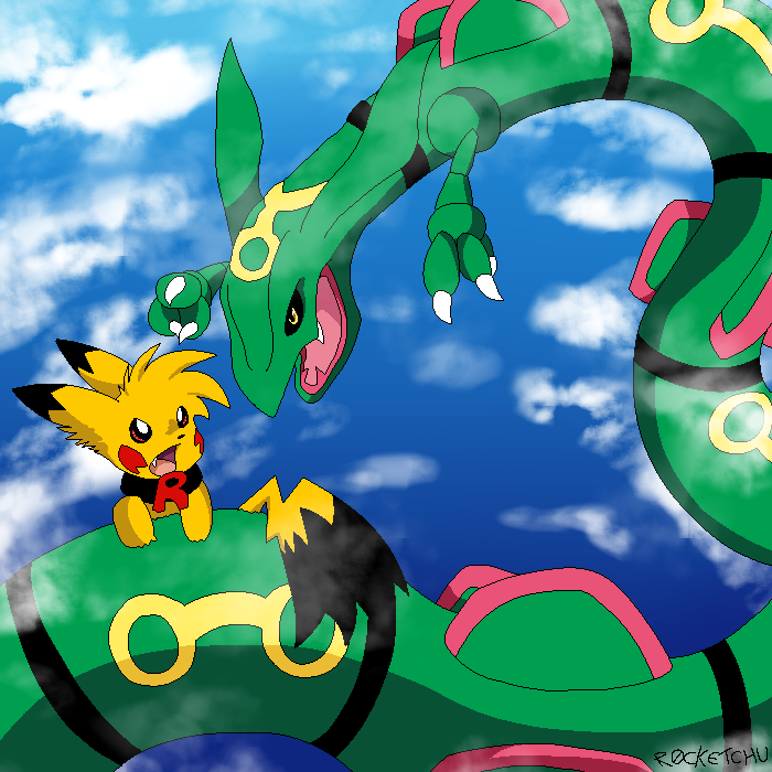 Rocketchu Vs Rayquaza