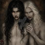 Vampire Romance Oil Painting Version