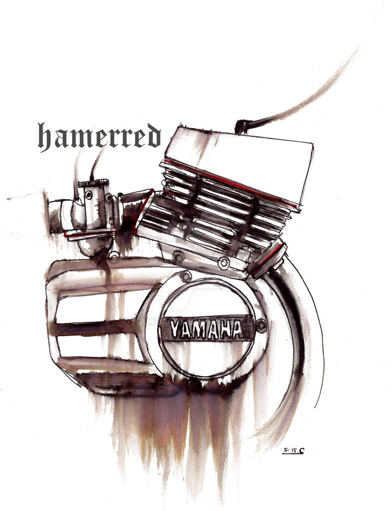 Yamaha Rx 100 Engine by hamza49 on DeviantArt