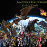 Godzilla X Transformers Fall Of Earth