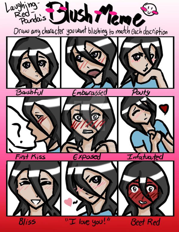 Blush meme - Rukia