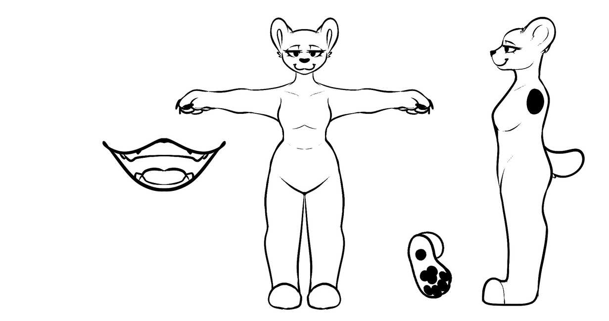 Body Base Rcat Ref Big Cat Ref Sheet Base. by WiffleTheCatboi on DeviantArt