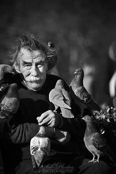 The man who talks to pigeons