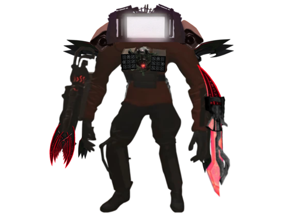 Red Shirt Titan Tv Man