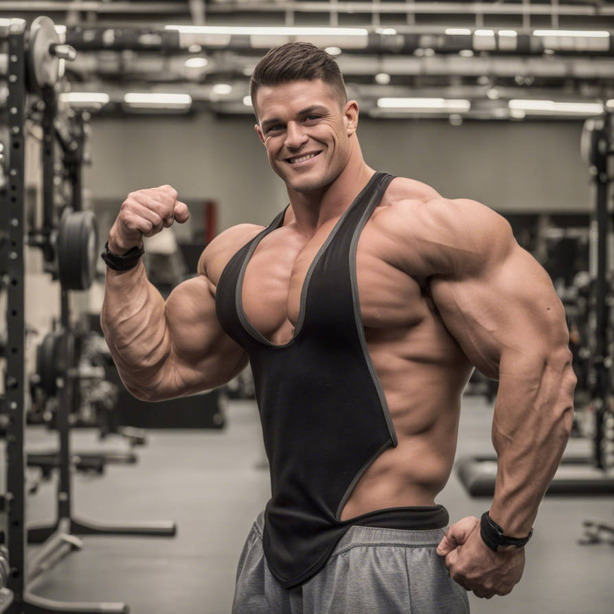 Rectangular Bodybuilder Confident Bodybuilder Flexing by Cent0pani on DeviantArt