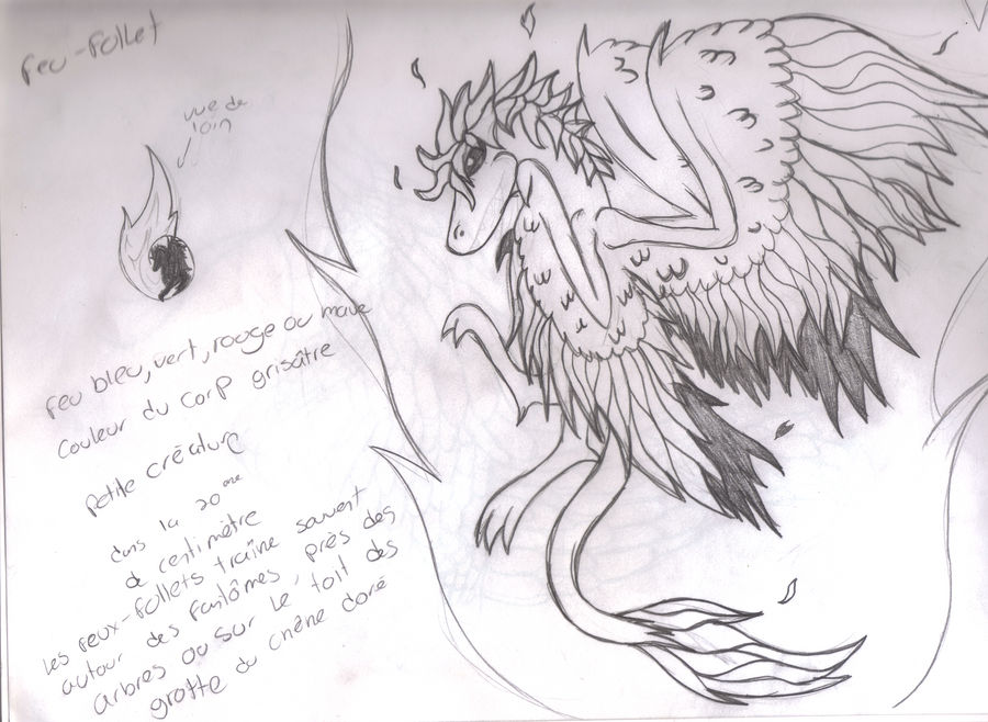 Fire-wisp by irajiack on DeviantArt