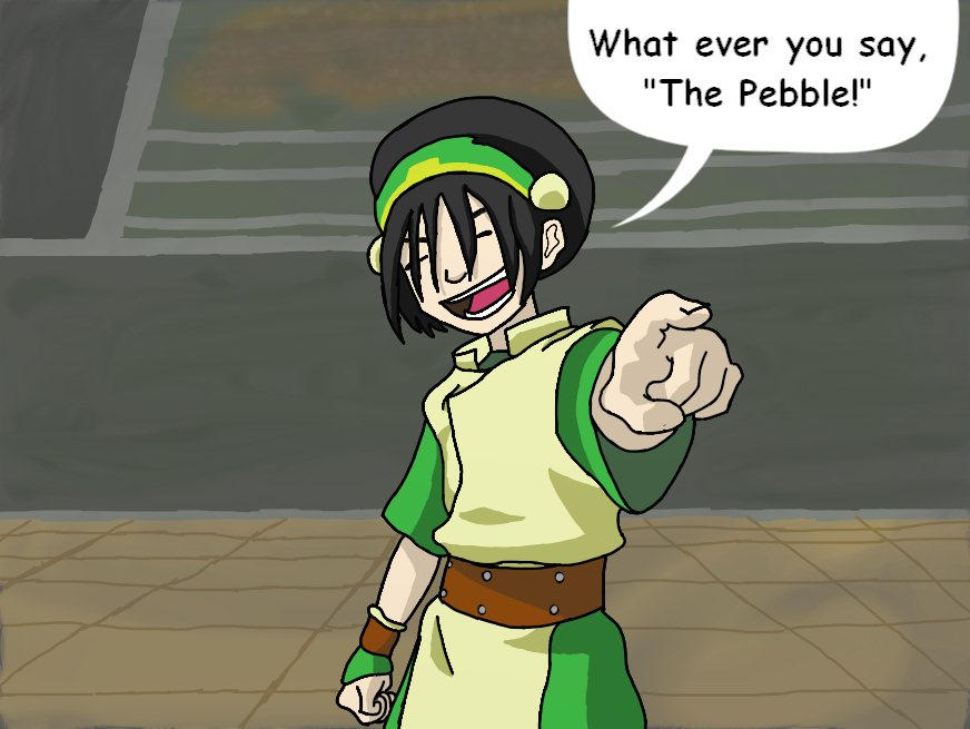 Toph Drawing Complete by Defst on DeviantArt