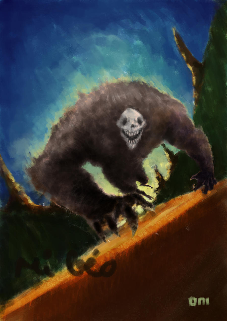 Temple Run on X: Jungle Demon Monkey concept art when
