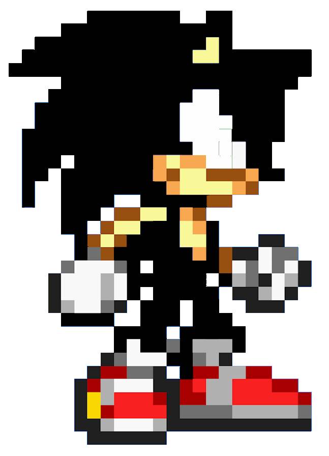 Pixilart - dark sonic uploaded by GallantGameboy