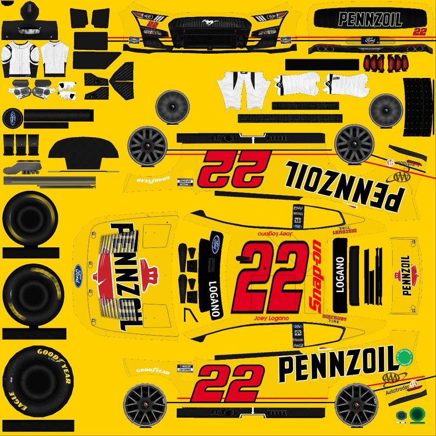 Joey Logano 2025 Throwback concept by thatsmashguy on DeviantArt
