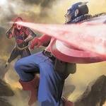 AvX Tribute: Captain America vs Cyclops by steven-donegani