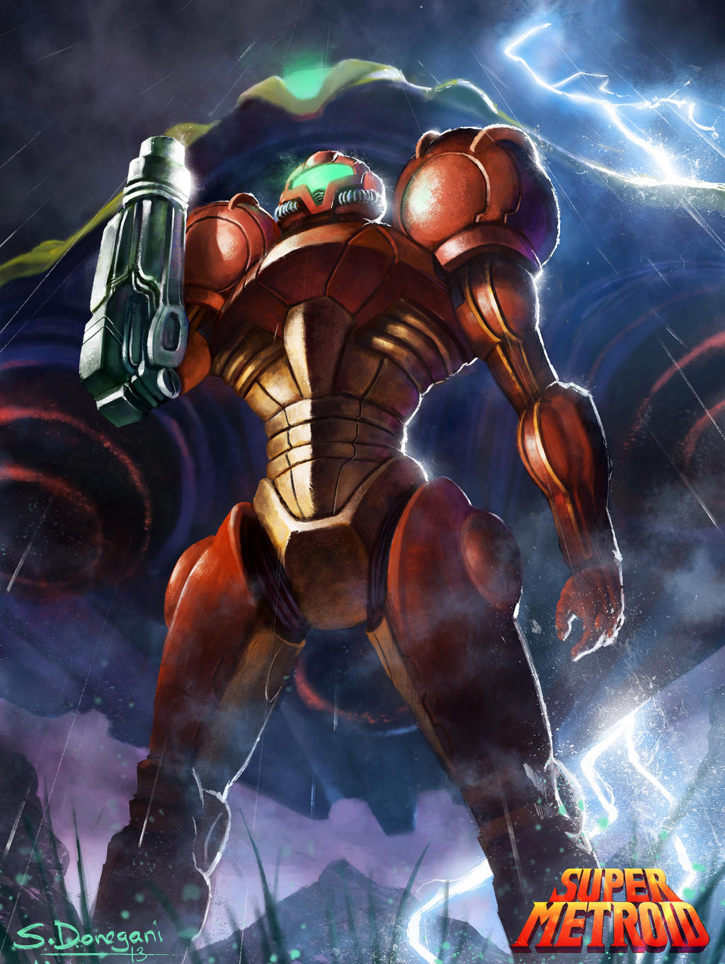 Super Metroid: Samus Aran by steven-donegani