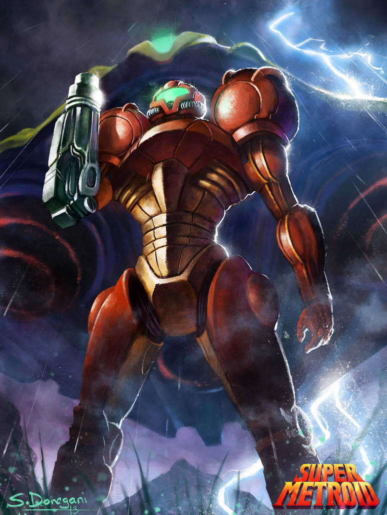 Super Metroid: Samus Aran by steven-donegani
