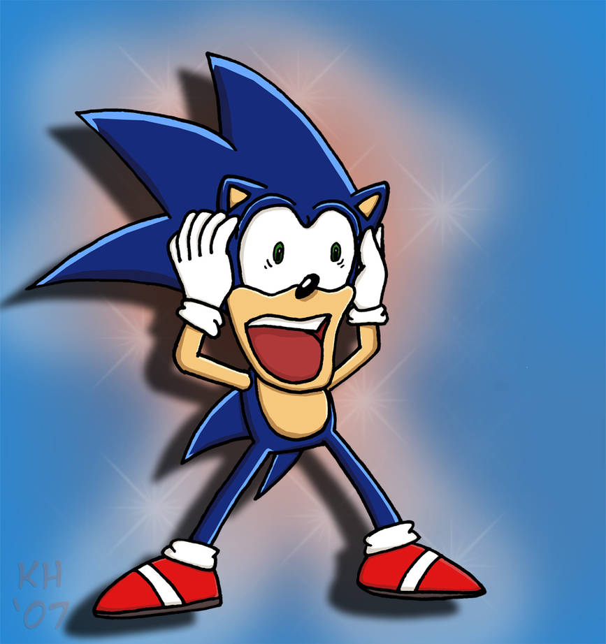 Sonic Scared by Beaverlady on DeviantArt