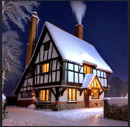 Norman_cottage_under_the_snow.4