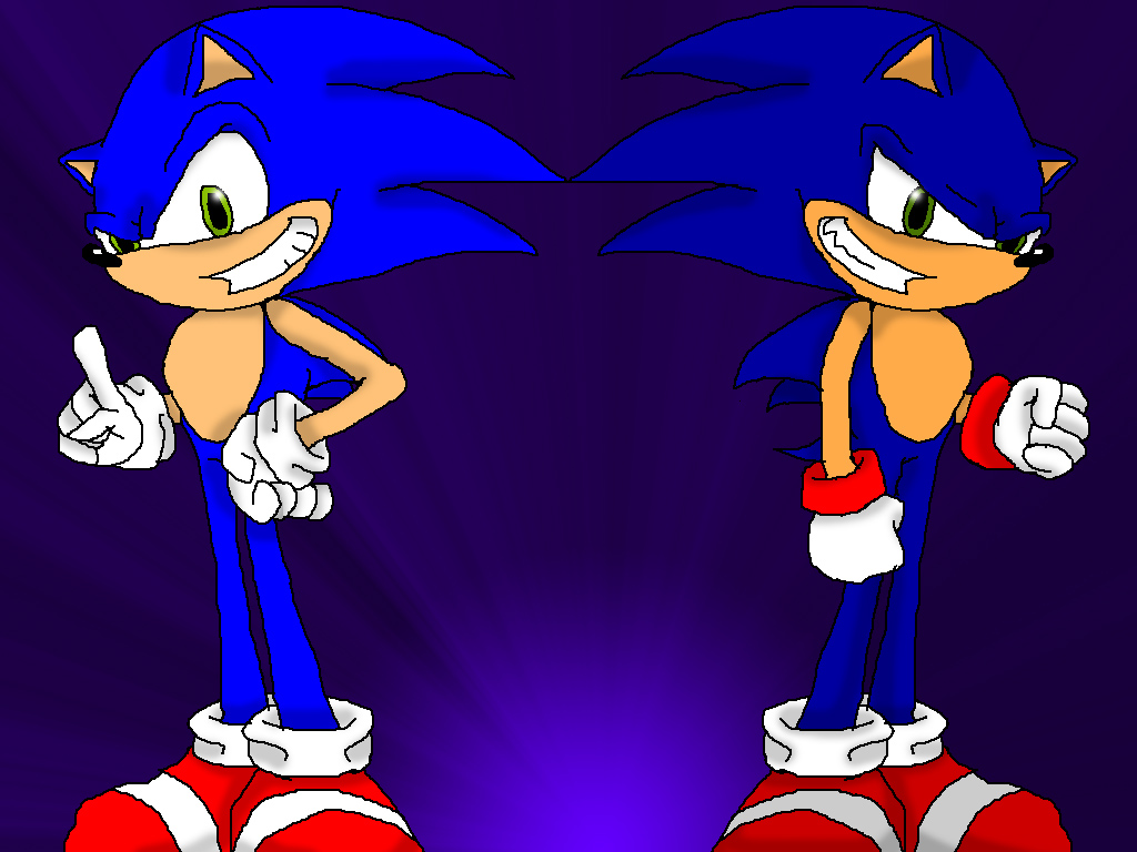 Sonic Vs Evil Sonic,Sonic Vs Sonic Evil By Sonic21212 On Deviantart,...