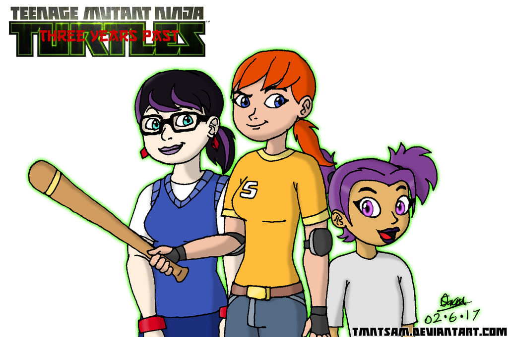 Teenage Mutant Ninja Turtles and a Girl by tmntsam on DeviantArt