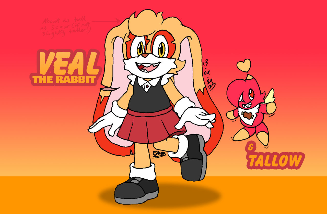 Sonic OC - Veal the Rabbit by tmntsam on DeviantArt