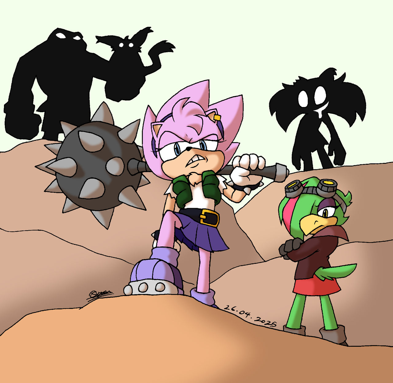Rascal Rose and the Thorns by tmntsam on DeviantArt