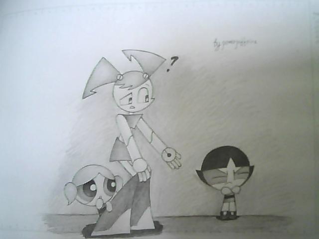 xj9 and powerpuff girls