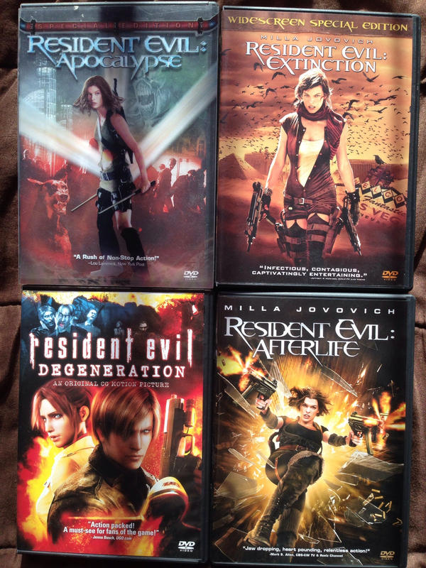 Resident Evil movie collection