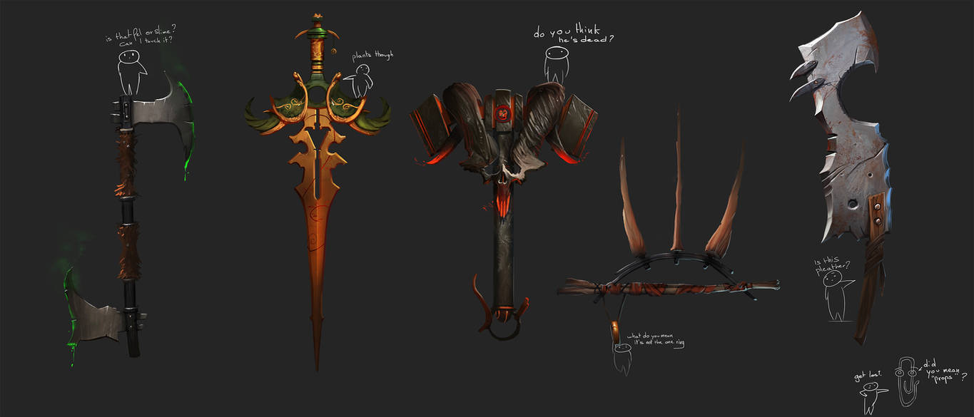 Fantasy weapons 1 by Exphrasis on DeviantArt