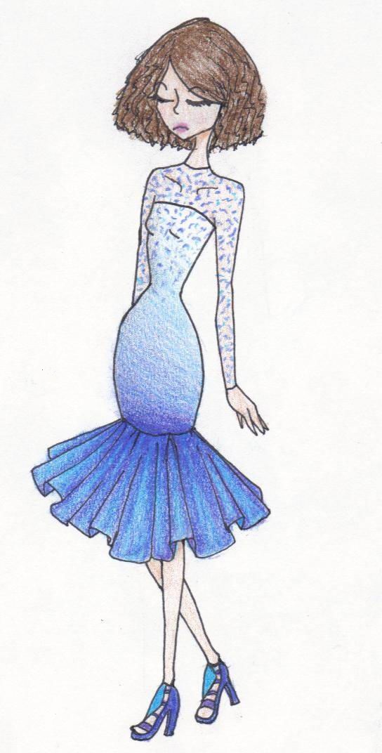 Frozen Droplets Dress