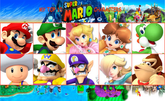 My Top 10 Favorite Super Mario Characters