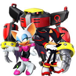Shadow, Rouge and E-123 Omega